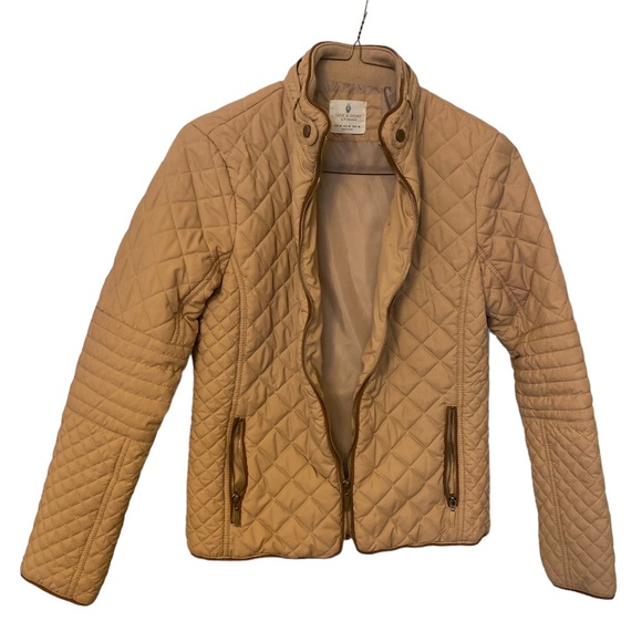 Jade and Ivory Brown Quilted Jacket sz M - Picture 3 of 11